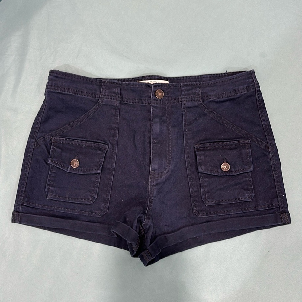 Abercrombie Navy Jean Shorts